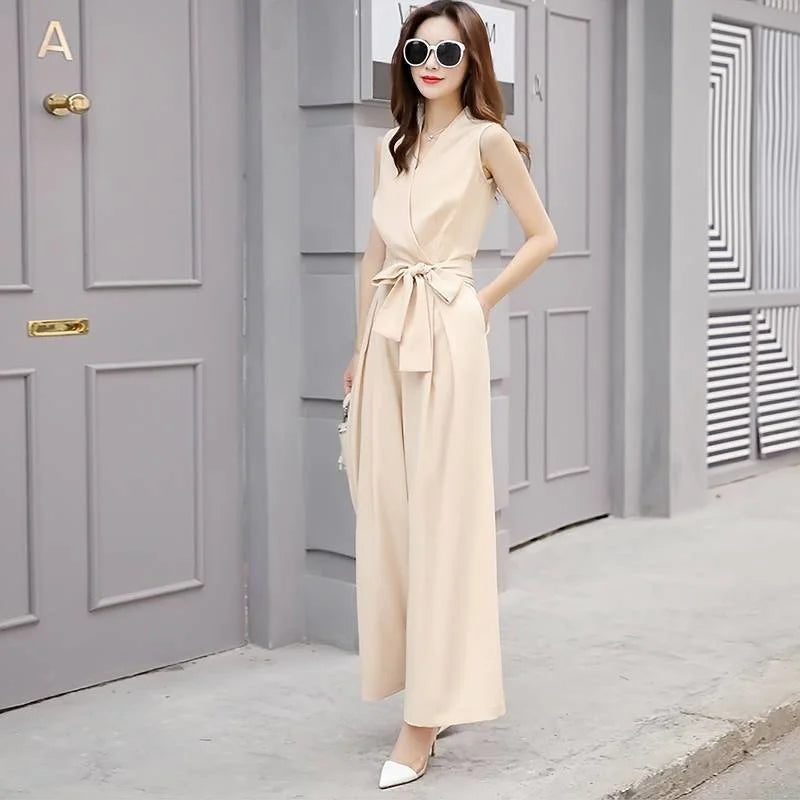 Women'S Wide Leg Jumpsuits Elegance Summer Clothing