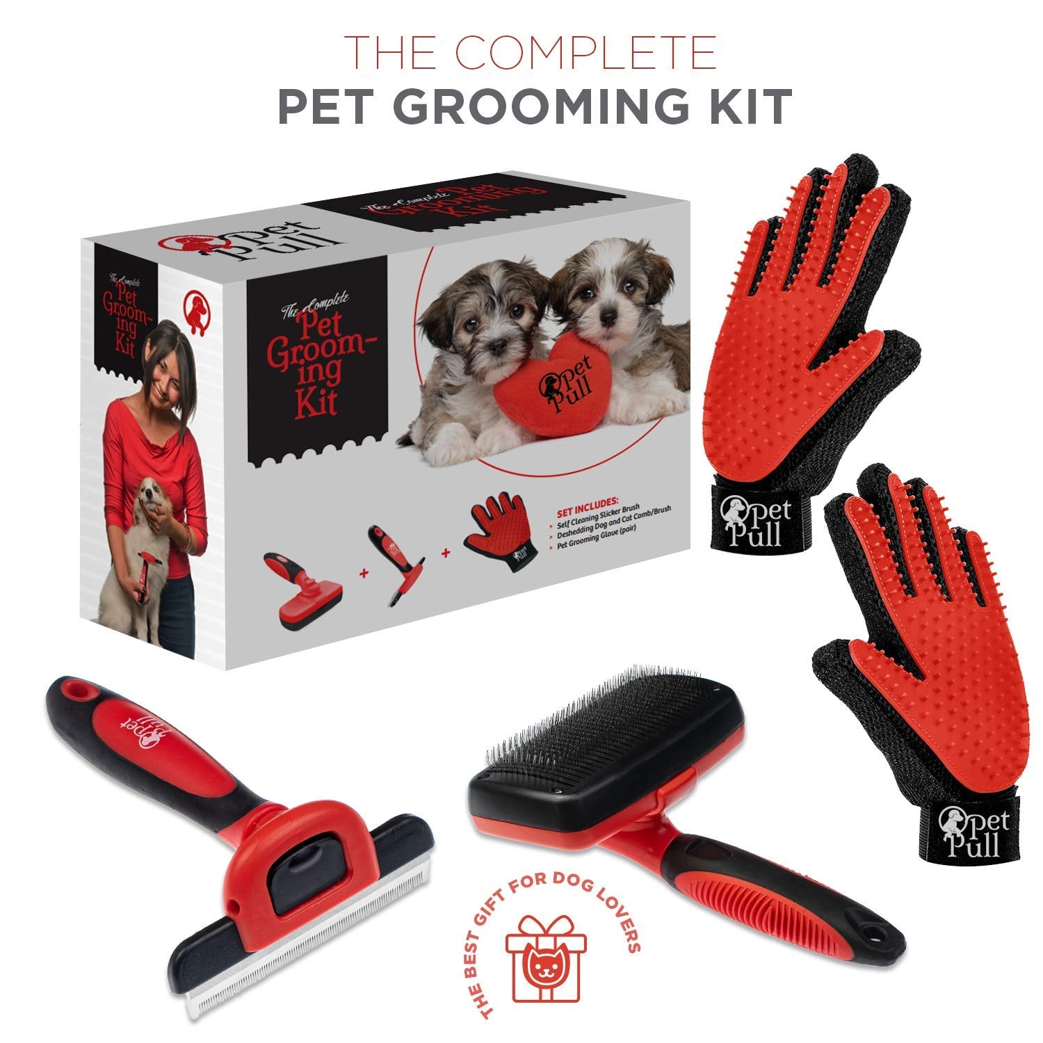 Pet Grooming Brushes for Dogs and Cats 