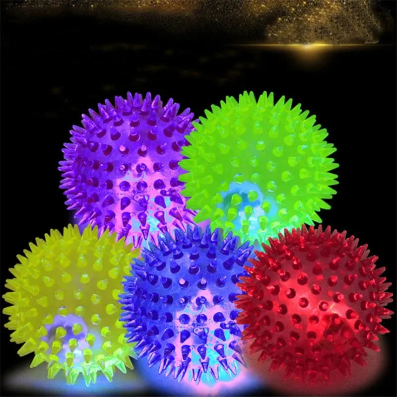 Colorful Soft Rubber Luminous Pet Chew Toy