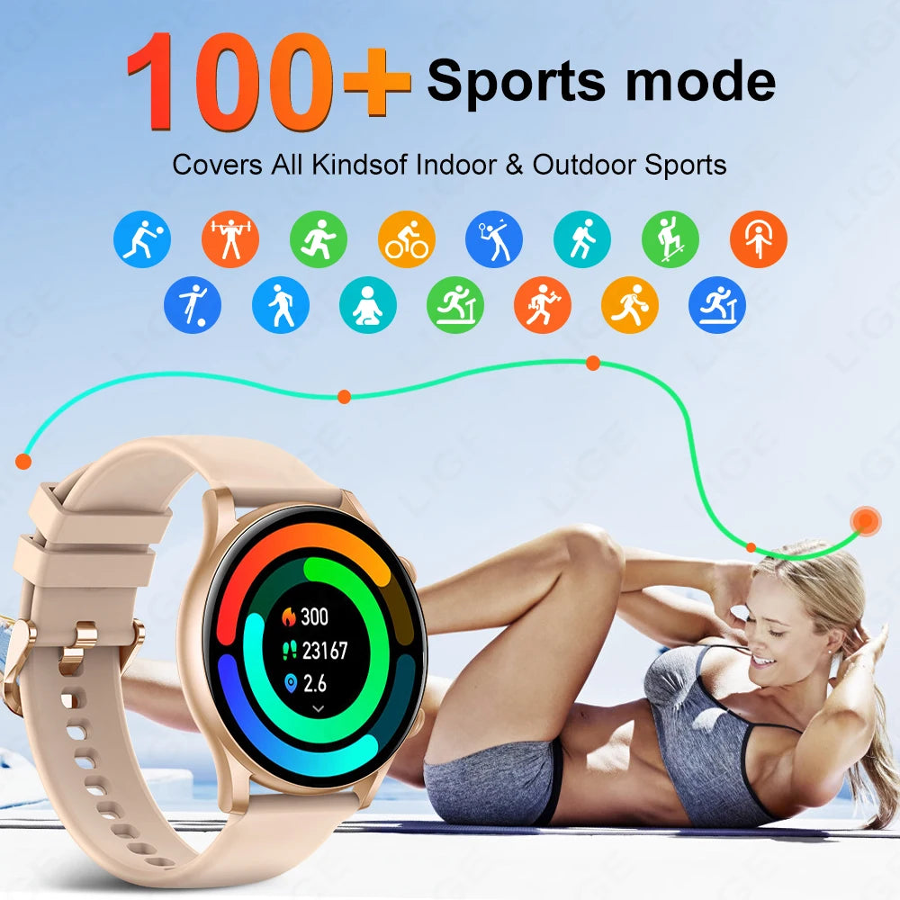 Bluetooth Call Sport Fitness Smart Watch 