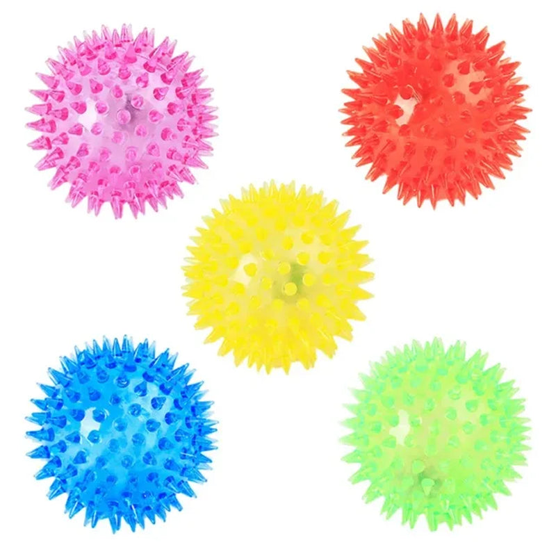 Colorful Soft Rubber Luminous Pet Chew Toy