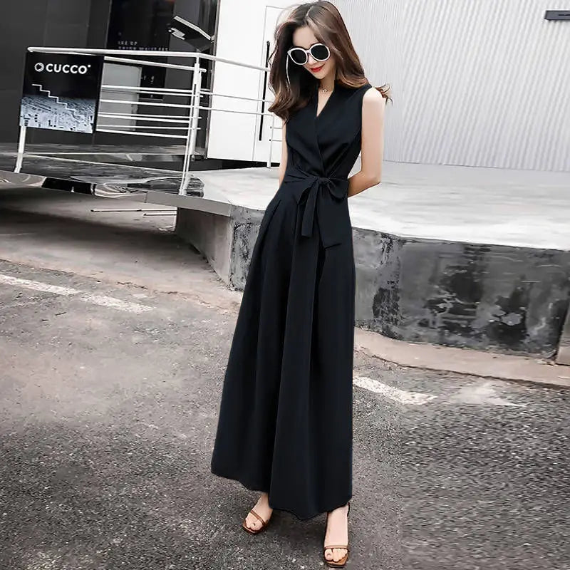 Women'S Wide Leg Jumpsuits Elegance Summer Clothing