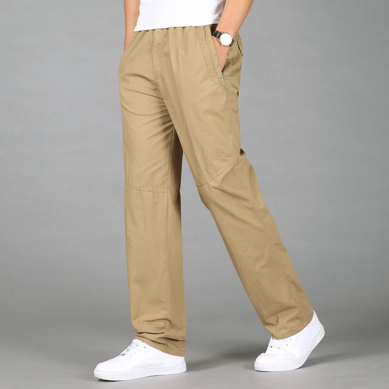 Men Fashion  Casual Cotton Long Pants 